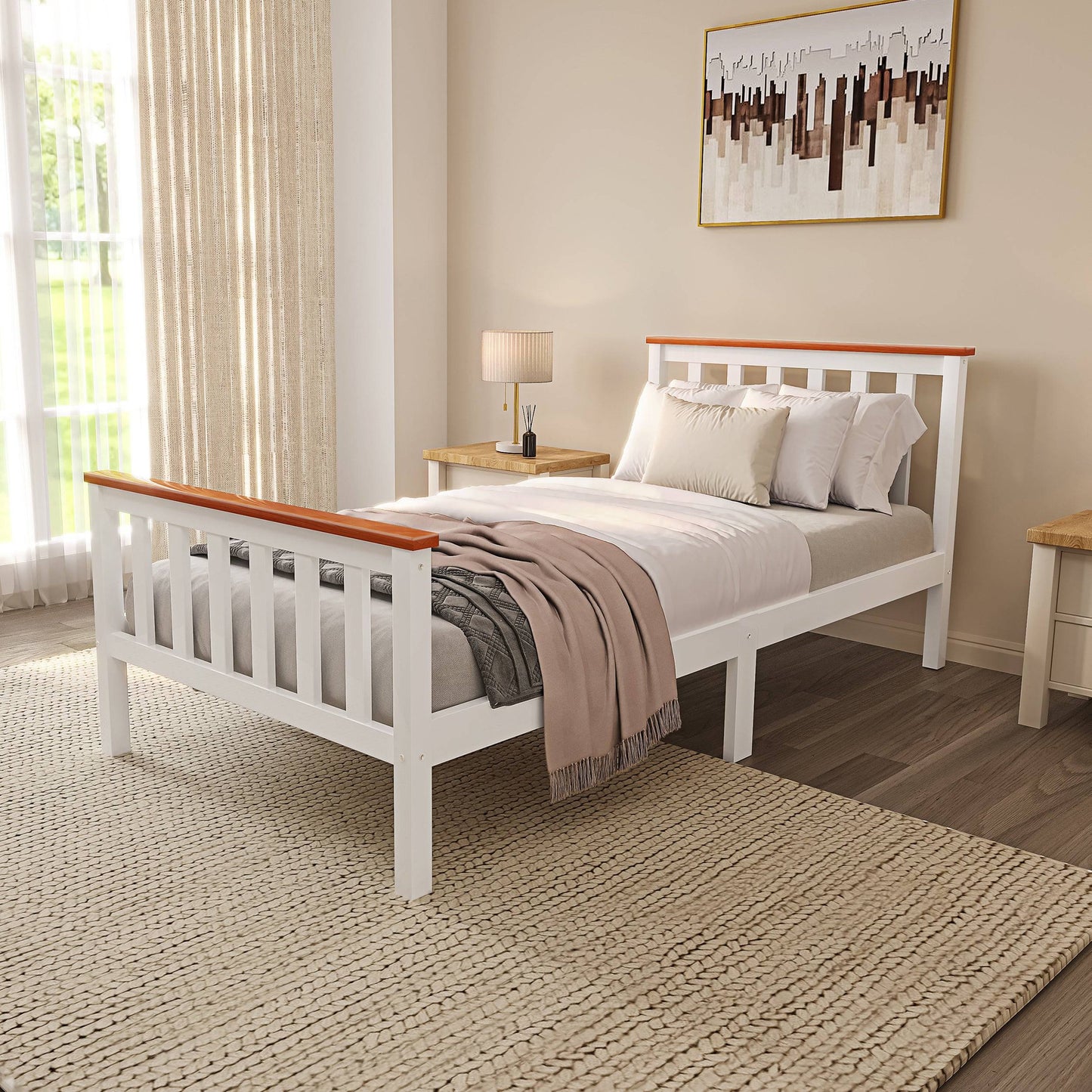 Single Wooden Bed Frame