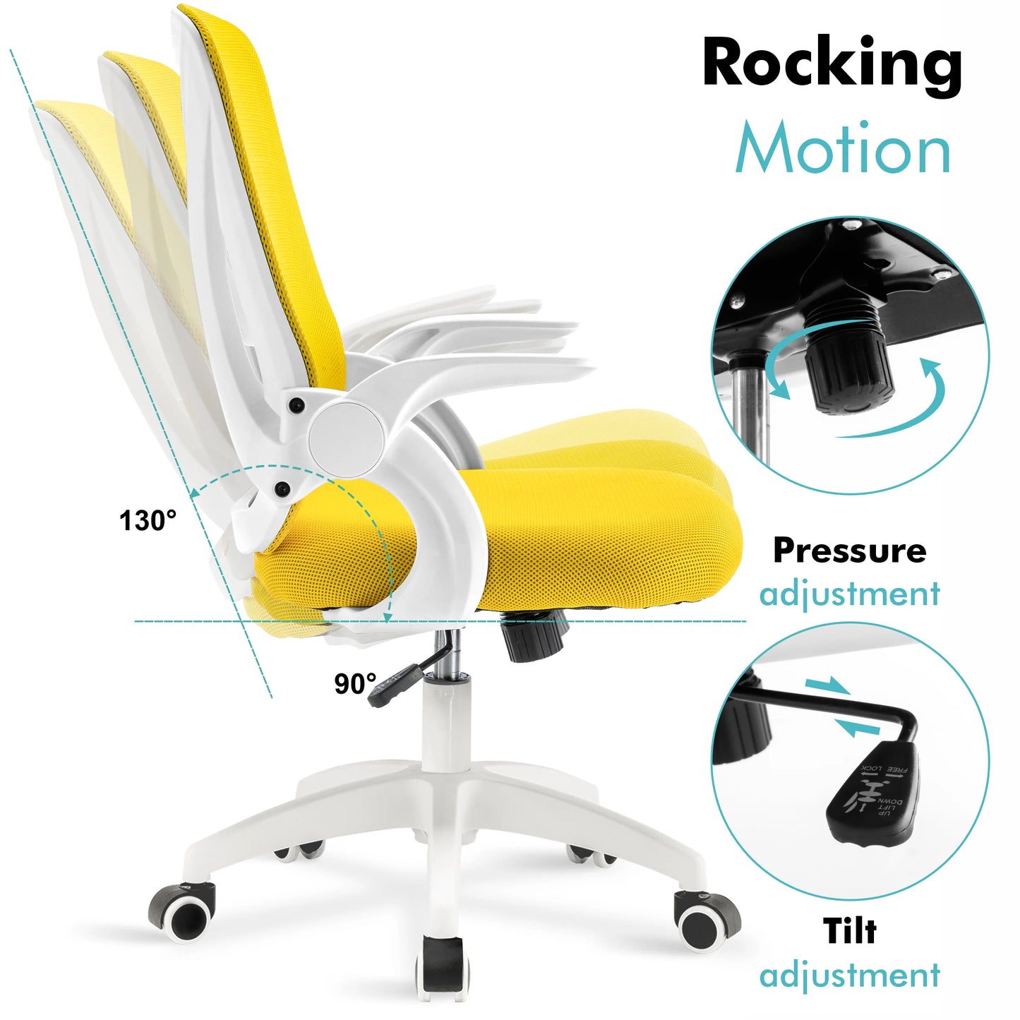 Ergonomic Home Office Chair Mesh - Computer Desk Chair