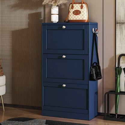 Shaker Shoe Cabinet For Hallway | Modern Shoe Storage Unit