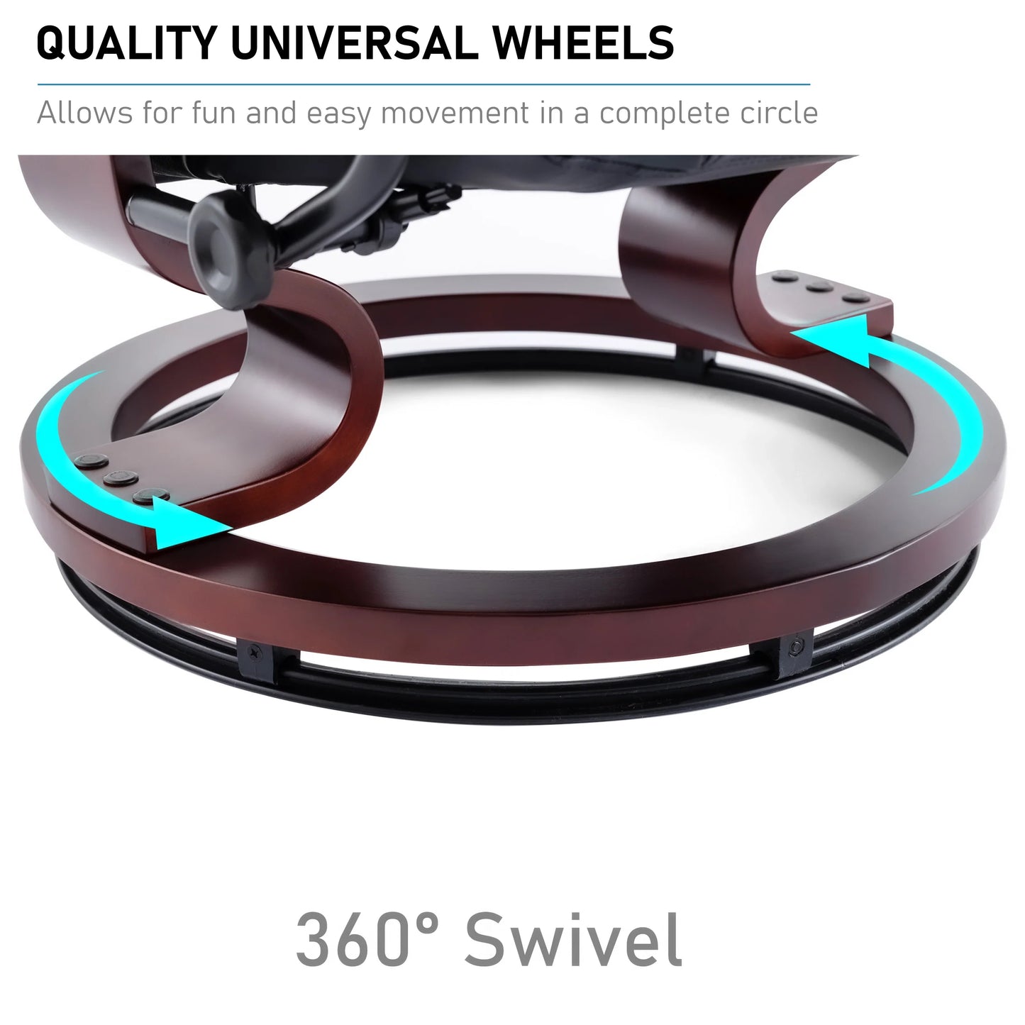 Swivel Recliner Chair with Footstool - Recliner Armchair