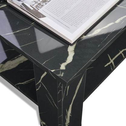 High Gloss Lift Top Coffee Table With Hidden Storage Shelf