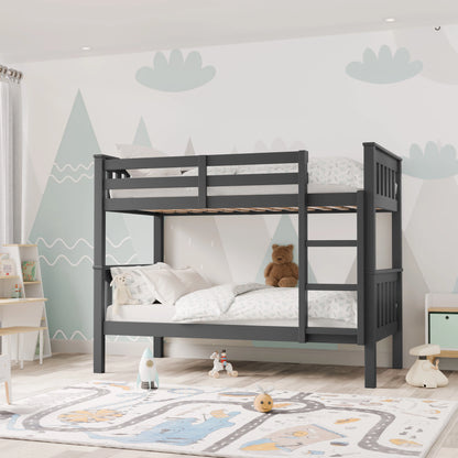Solid Wood Detachable Double Bunk Bed