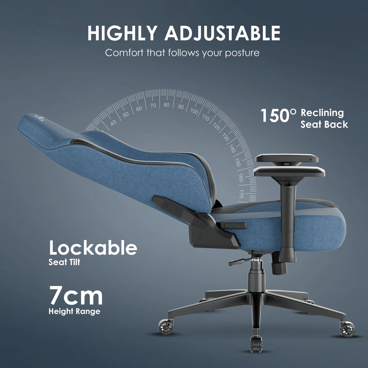 Xstriker Ergonomic Home Office Chair - Computer PC Gaming Chair