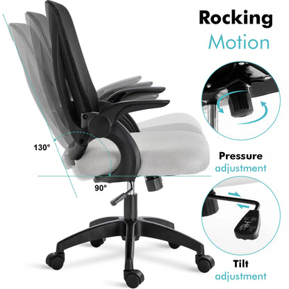 Ergonomic Home Office Chair Mesh  - Computer Desk Chair