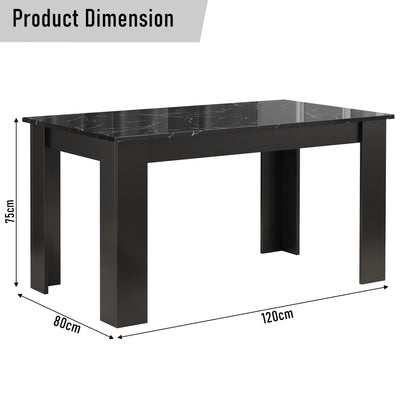 4 and 6 Seater Dining Table Rectangle