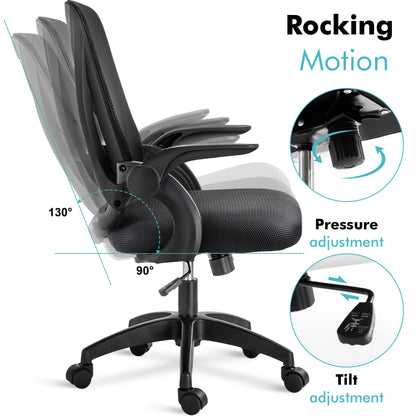 Ergonomic Home Office Chair Mesh  - Computer Desk Chair