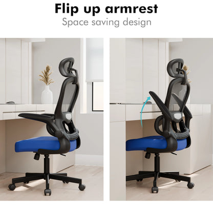 Home Office Chair - Ergonomic Computer Chair with Headrest