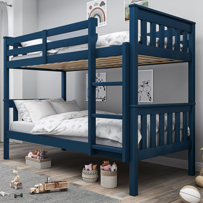 Solid Wood Detachable Double Bunk Bed