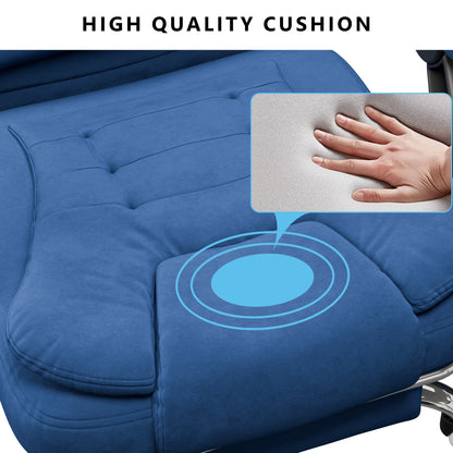 Massage Office Chair with Footrest - Ergonomic Desk Chair