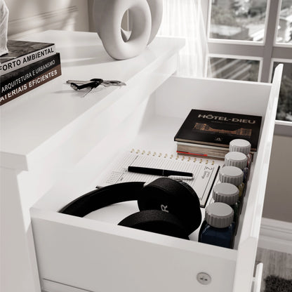 High Gloss 4 Drawer Chest of Drawers - Bedroom Drawers