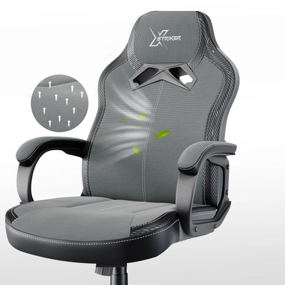 Xstriker Small Gaming Chair - Fabric PC Computer Desk Office Chair