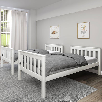Solid Wood Detachable Double Bunk Bed