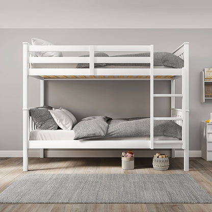 Solid Wood Detachable Double Bunk Bed