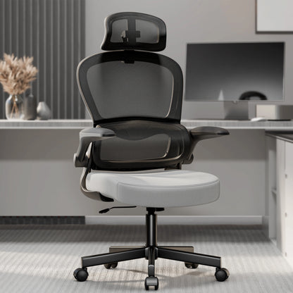 Home Office Chair - Ergonomic Computer Chair with Headrest