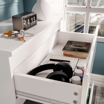 High Gloss 3 Drawer Chest - Small Chest of Drawers