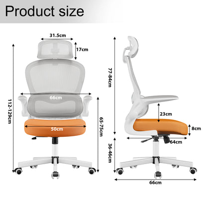 Home Office Chair - Ergonomic Computer Chair with Headrest