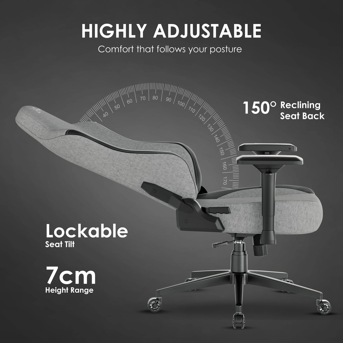Xstriker Ergonomic Home Office Chair - Computer PC Gaming Chair