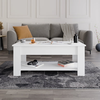 Lift top Coffee Table with Storage - Lift up Living Room Table 100cm
