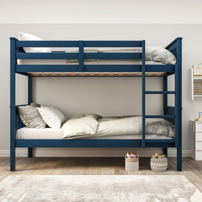 Solid Wood Detachable Double Bunk Bed