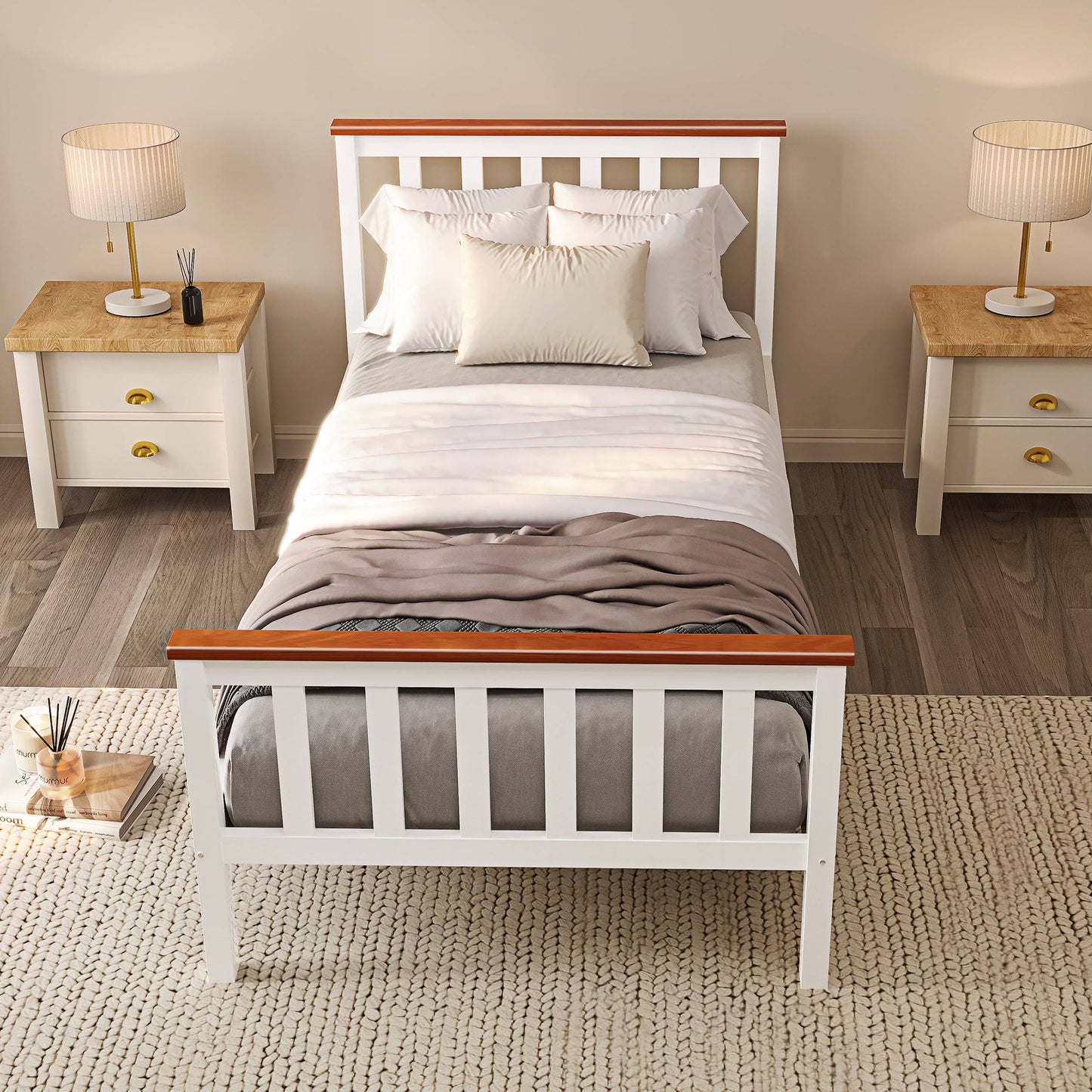 Single Wooden Bed Frame
