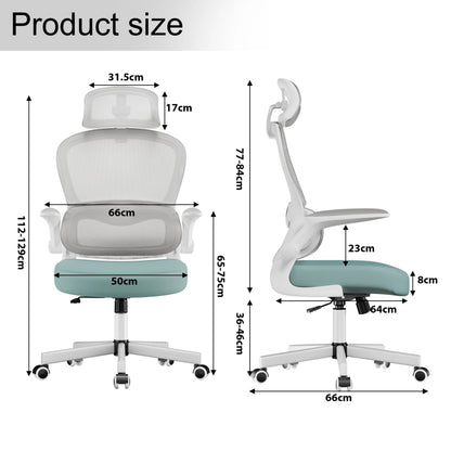 Home Office Chair - Ergonomic Computer Chair with Headrest