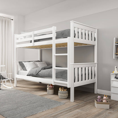 Solid Wood Detachable Double Bunk Bed