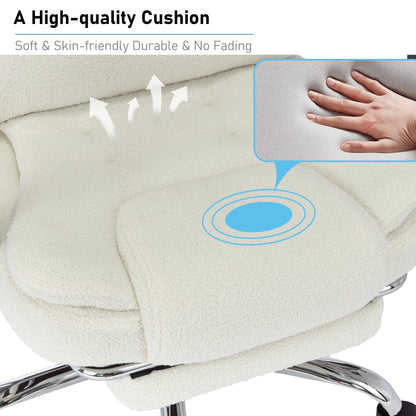 Massage Office Chair with Footrest - Ergonomic Desk Chair