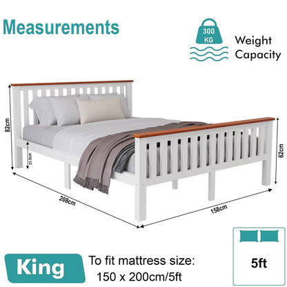 King Size Wooden Bed Frame